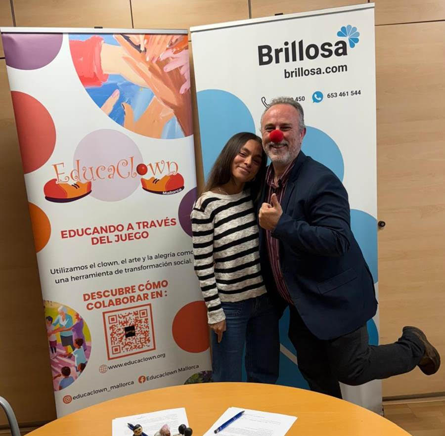 BRILLOSA SE SUMA A LA MAREA NARANJA CON EDUCACLOWN