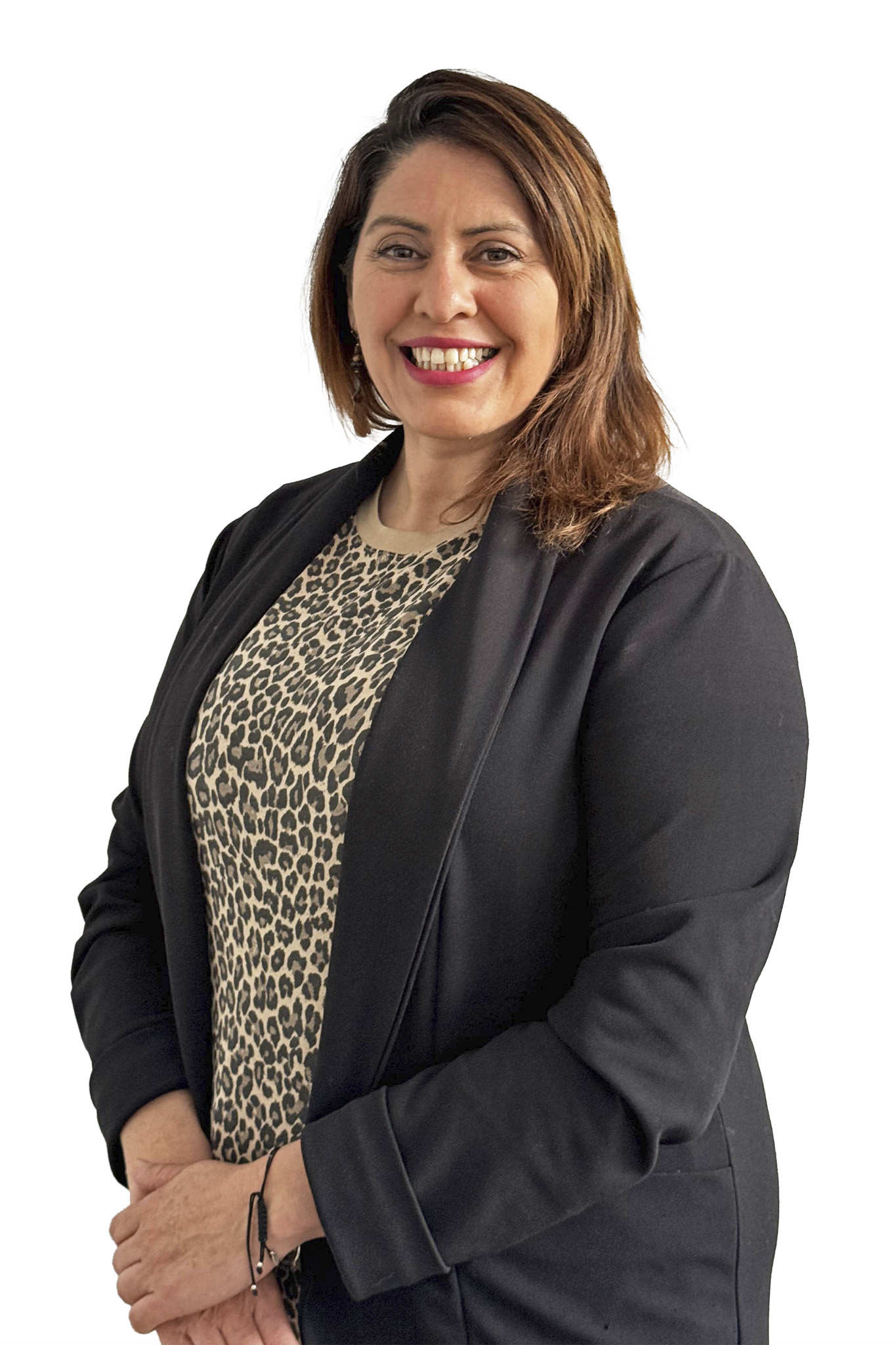 retrato encargada del sector